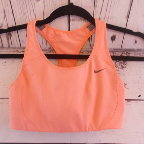 Nike Other - Nike dri fit orange sports bra small